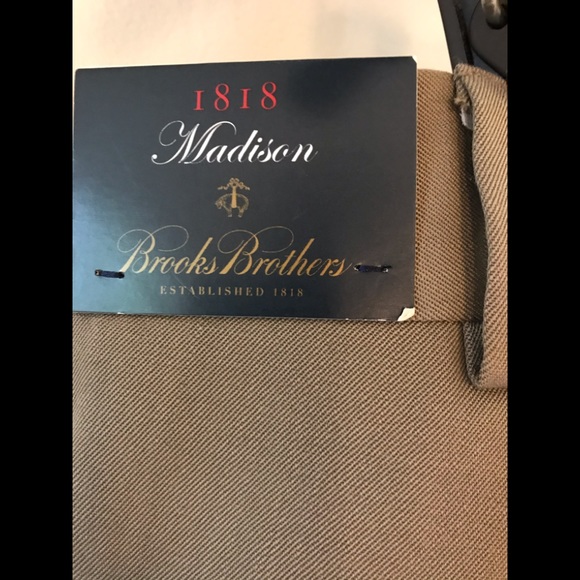 NWT Brooks Brothers Madison Wool Pants 34/30 - Picture 4 of 9